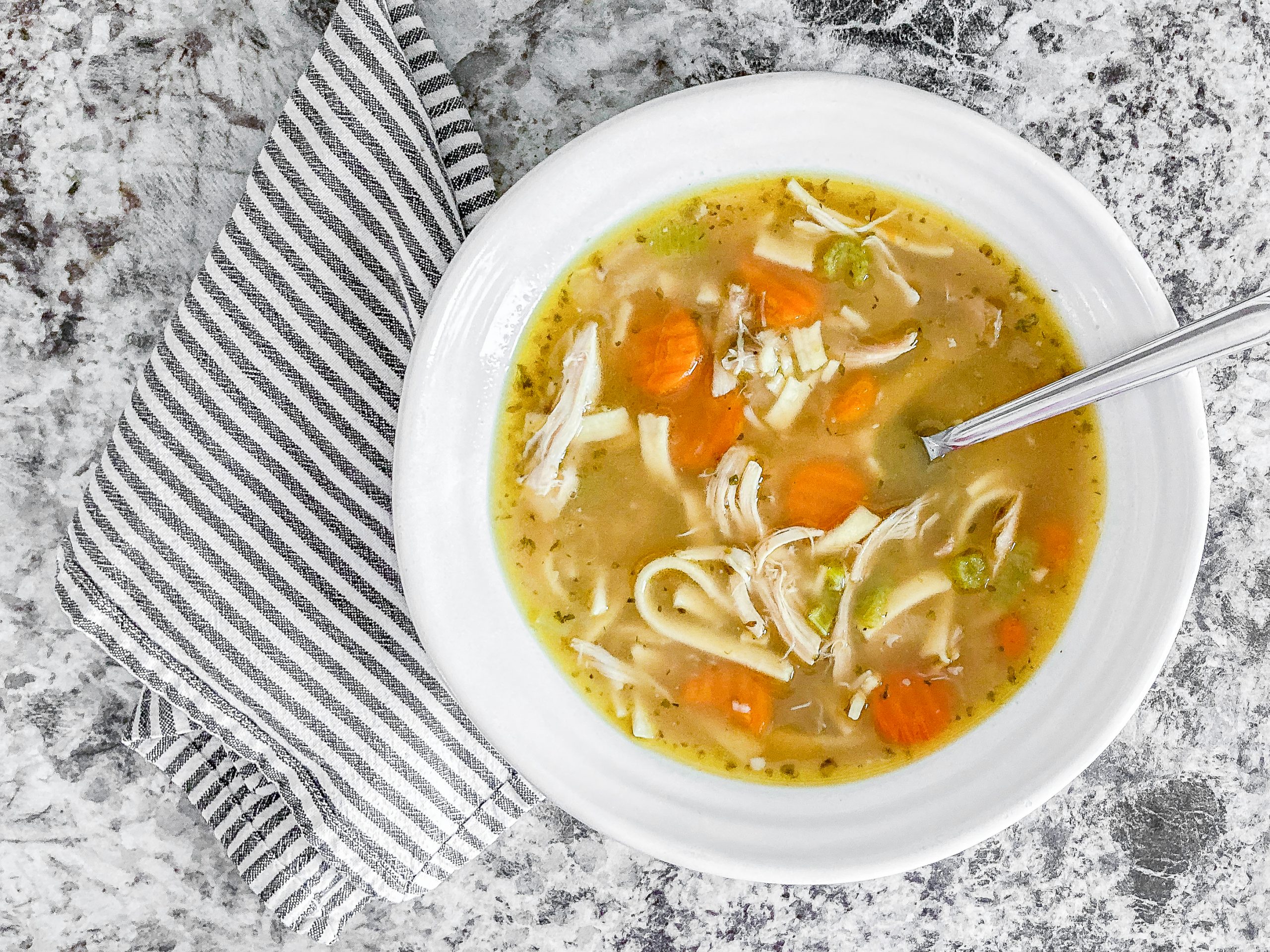 Gluten Free Homemade Chicken Noodle Soup - Iowa Girl Eats